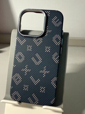 Blue Geometric Phone Case